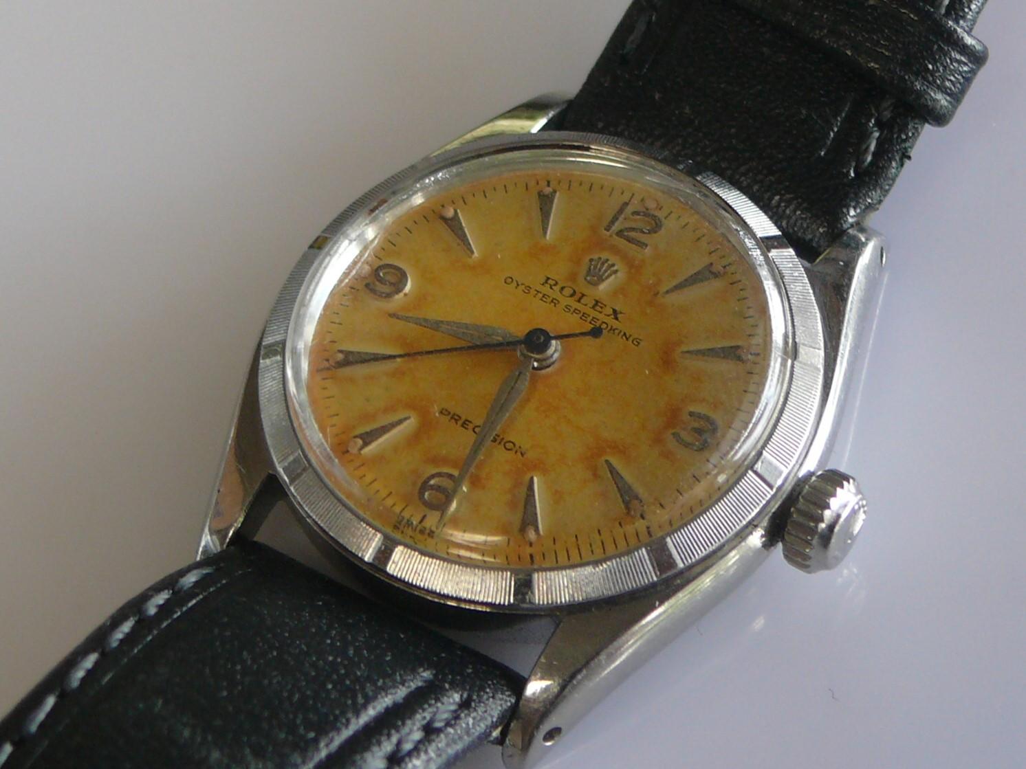 Circa 1930s Rolex Oyster Speedking Precision