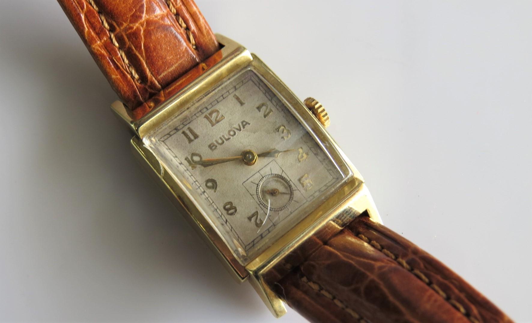 Vintage Bulova 14k Gold Watch