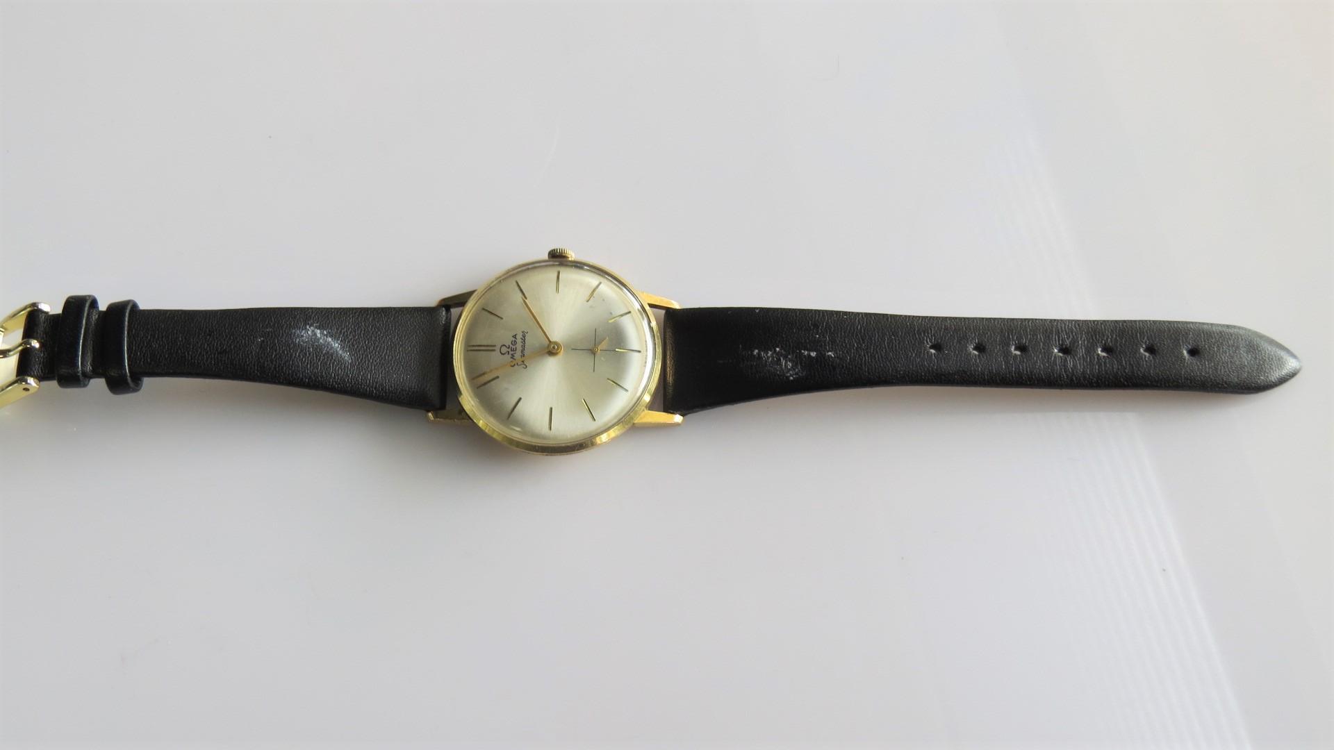 Vintage 18K Gold Omega Seamaster Watch