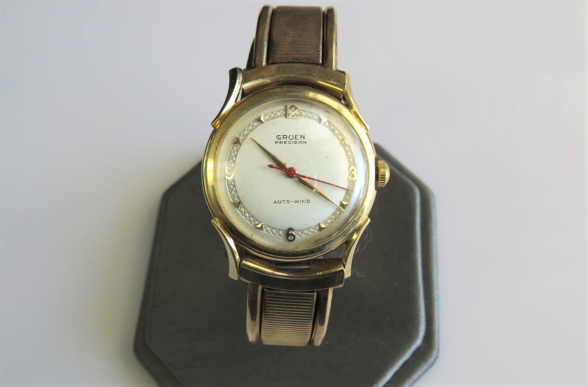 14K Yellow Gold Vintage Gruen Watch