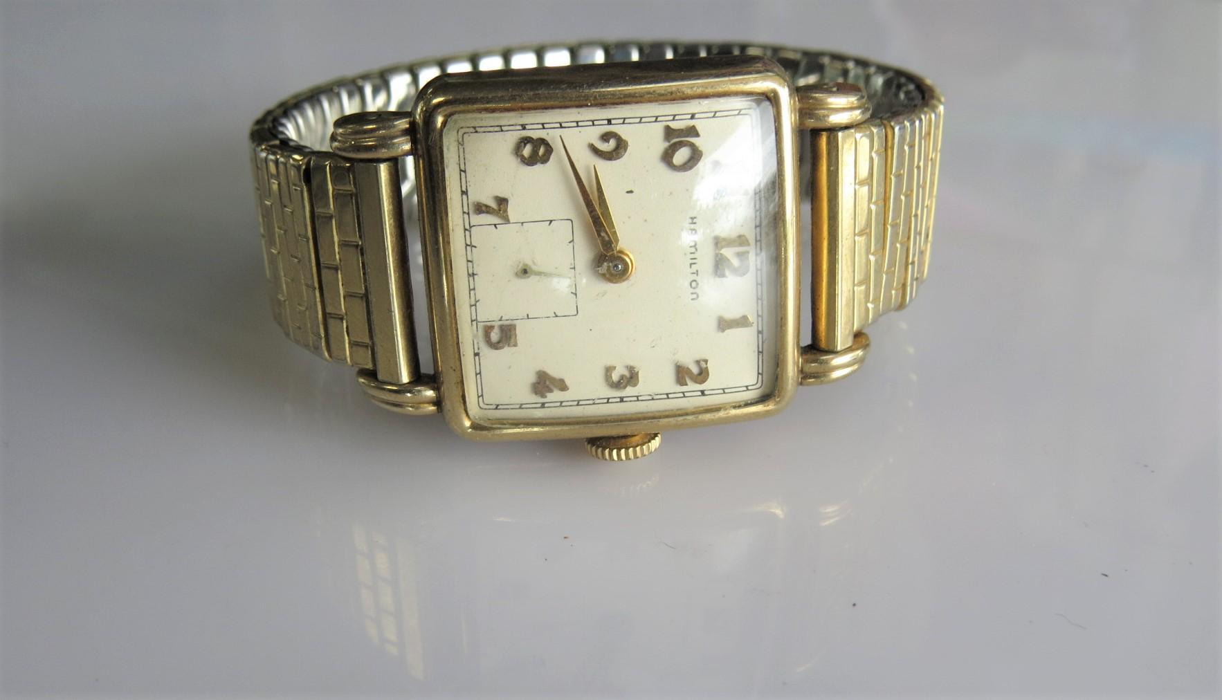 Vintage Yellow Gold Hamilton Watch