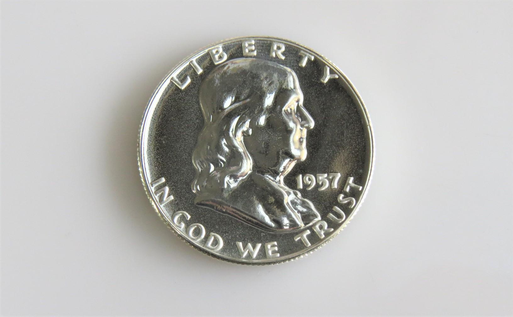 1957 Franklin Half-Dollar Gem Proof