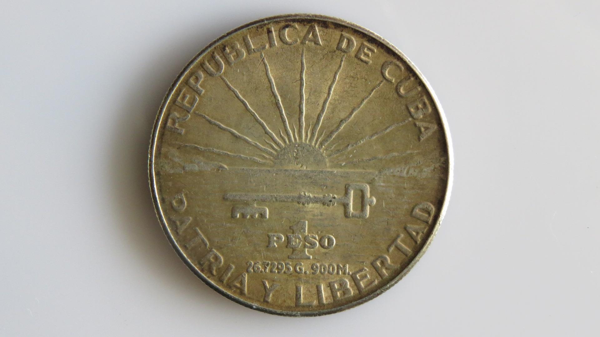 1953 Cuba Un Peso (One Peso) Original Choice Unc