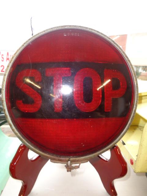 Antique School bus Stop Light