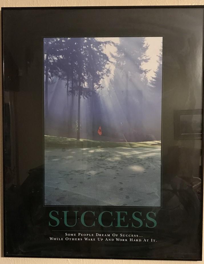 Successories "Success" Framed Picture