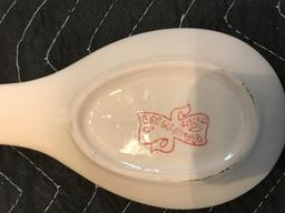 Decorative Ceramic Dishes & Metal Tray