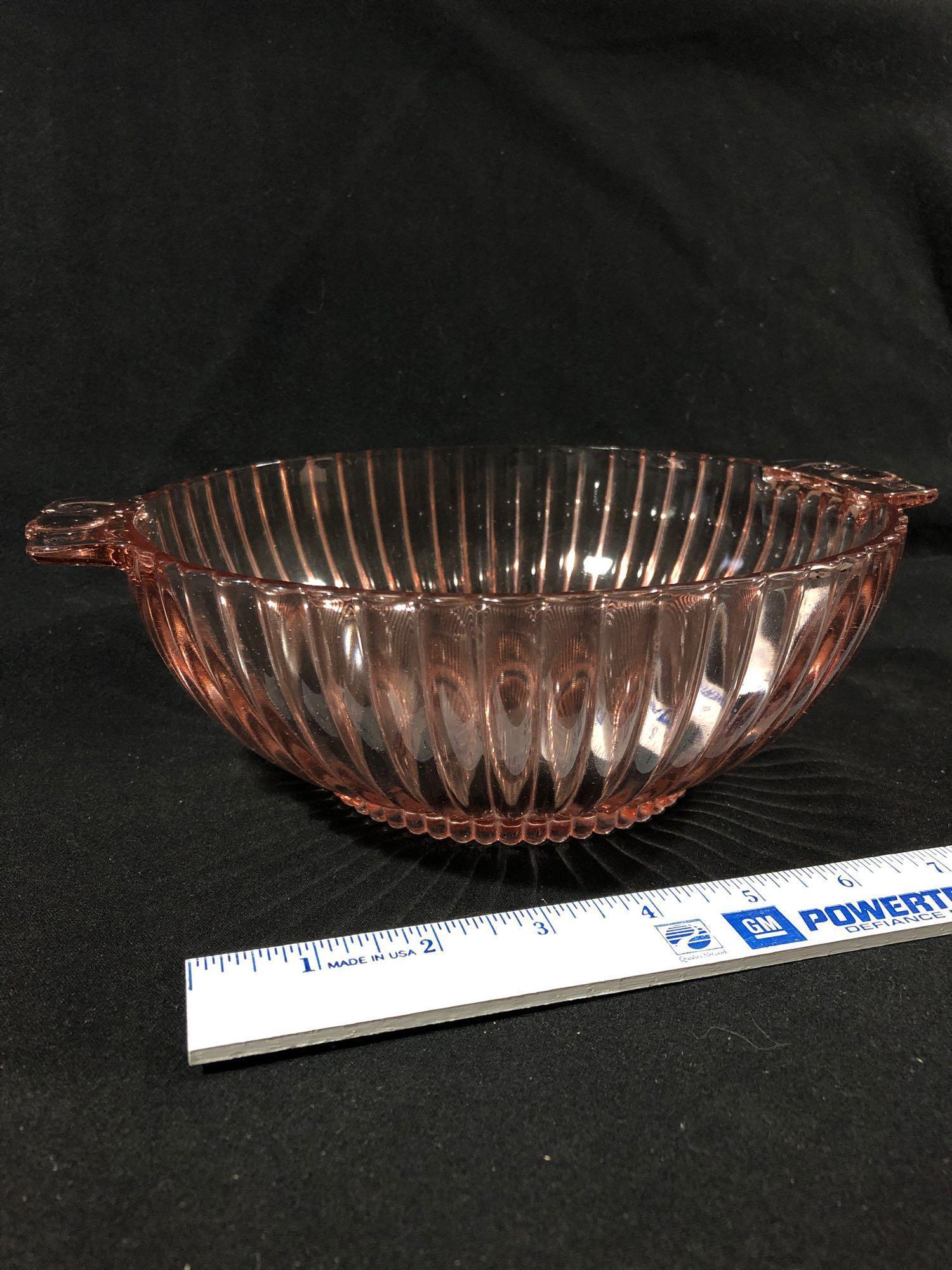 Beautiful Pink Depression Bowl