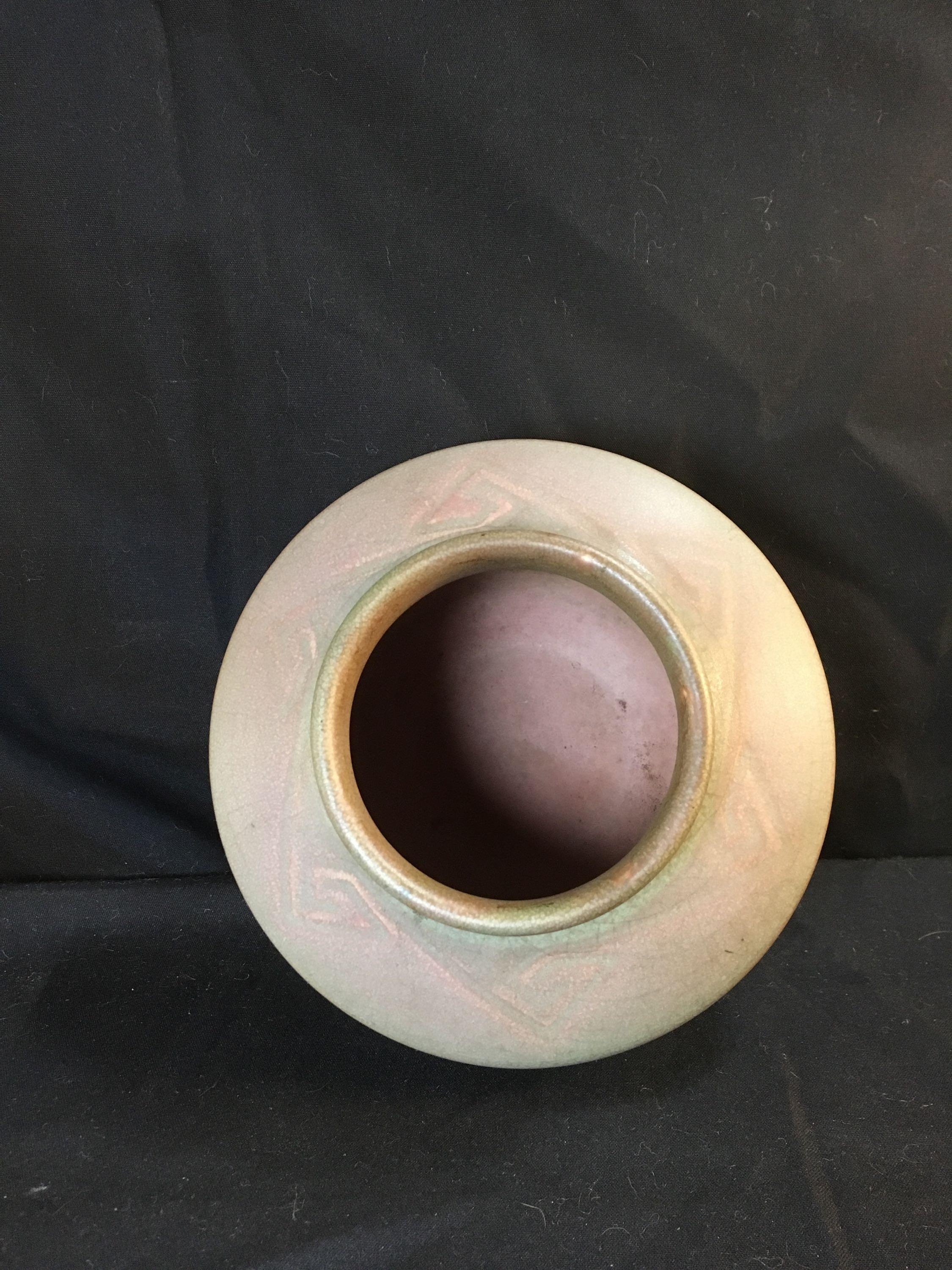 Two Tone Mat Finish Rookwood Vase