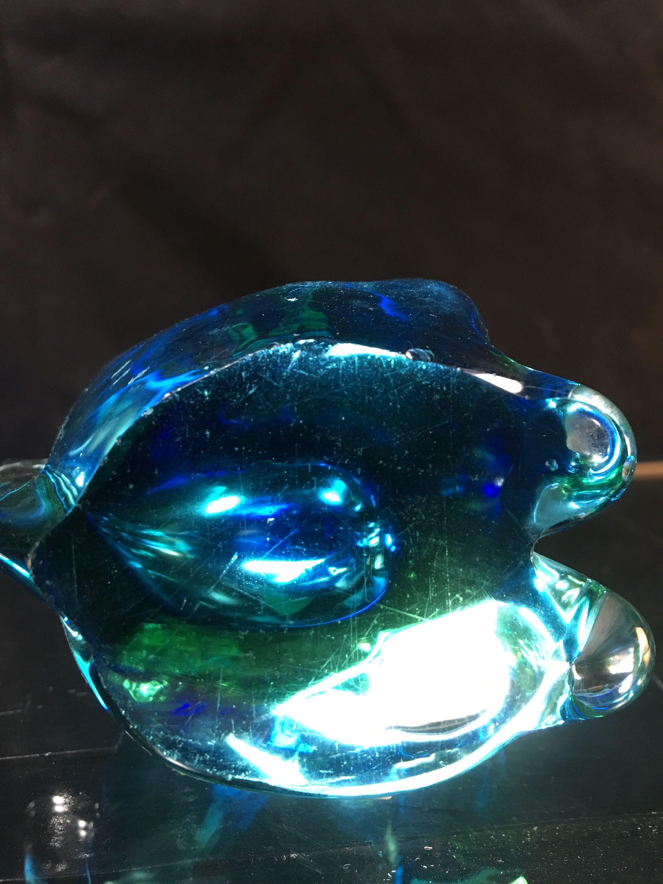Art Glass Dog Flask/Decanter