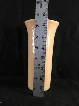 Peach Pfaltzgraff Vase