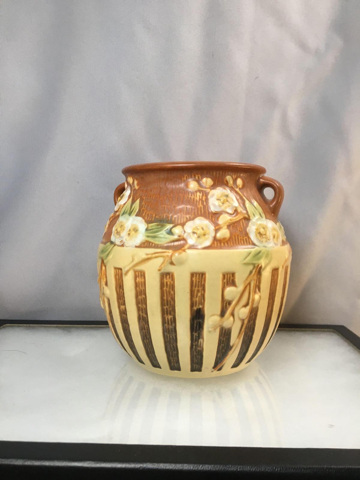 Roseville Pottery Cherry Blossom Vase