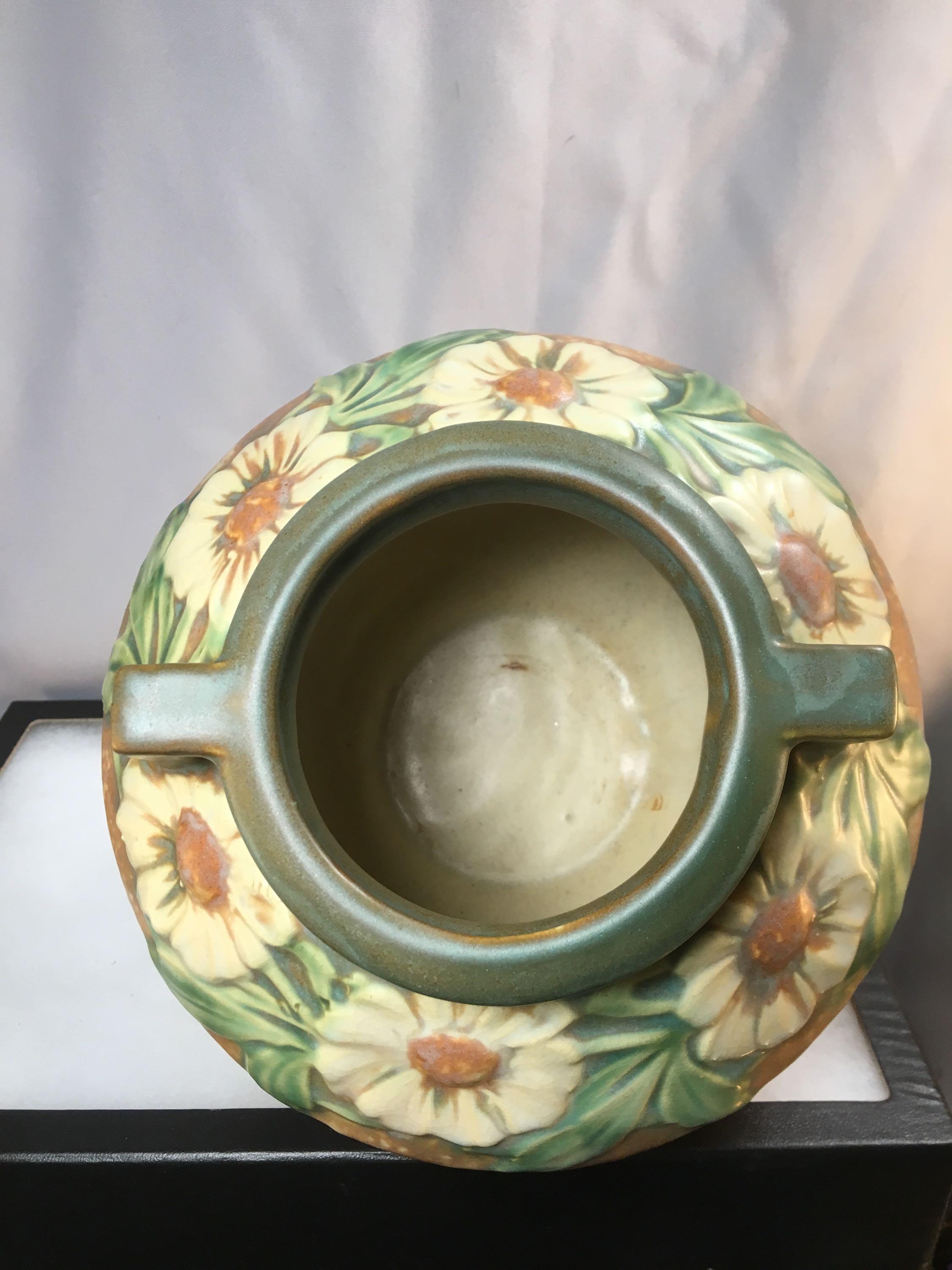 Roseville Pottery Dahlrose Vase