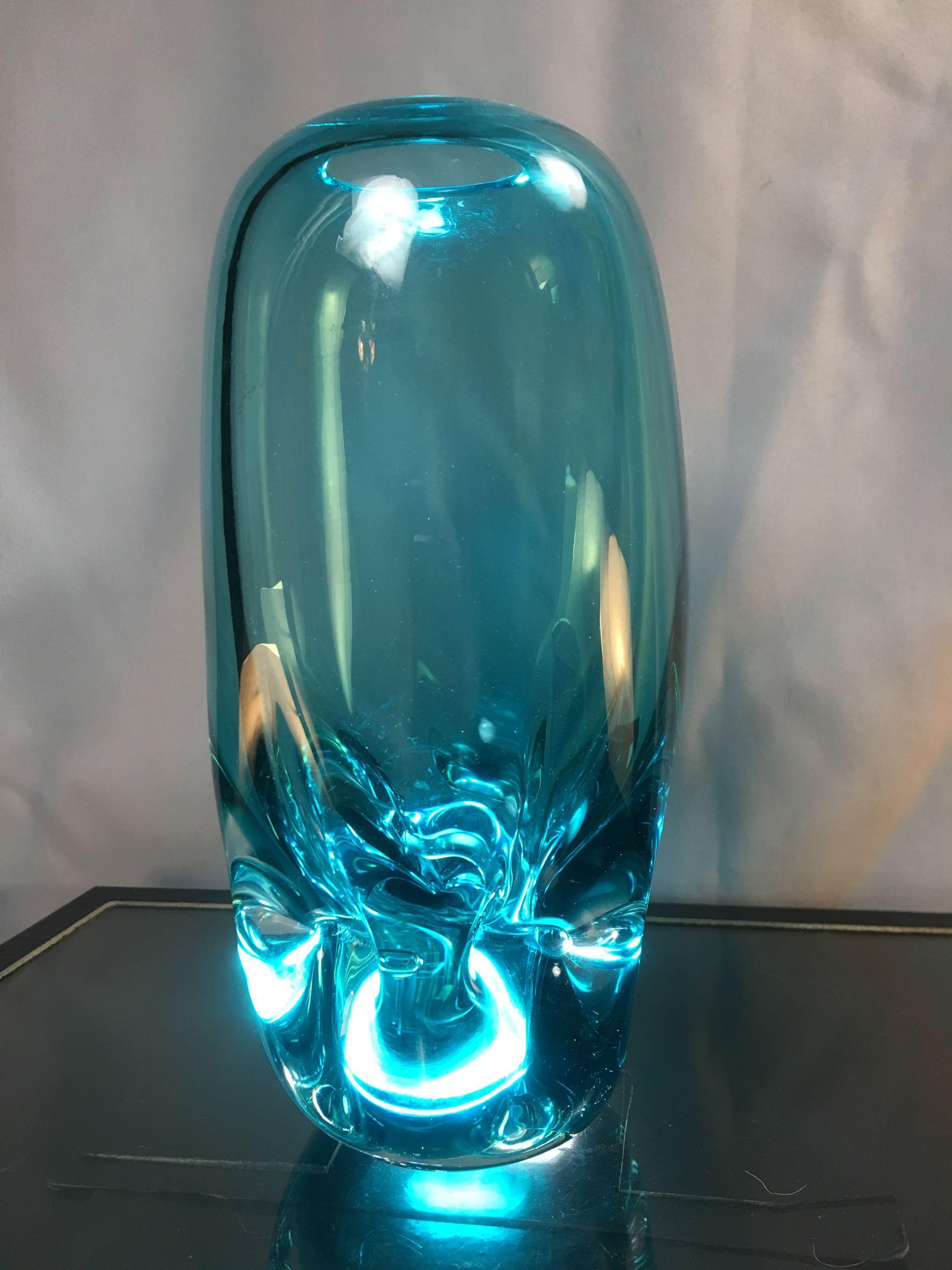 Baker OBrien Art Glass Vase