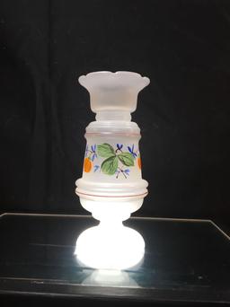 Hand Blown Hand Painted Vase