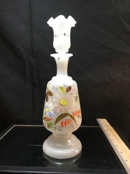 Hand Blown Hand Painted Vase