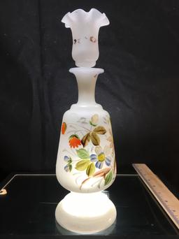 Hand Blown Hand Painted Vase