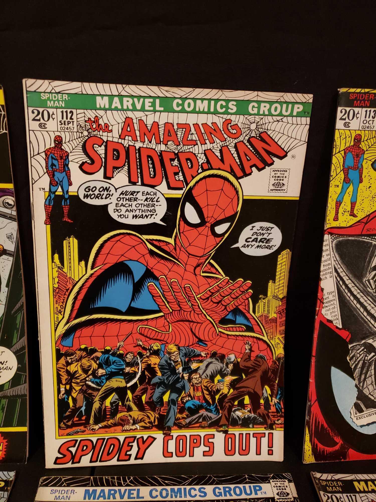Marvel Bronze Age Comics AMAZING SPIDER-MAN 111-118