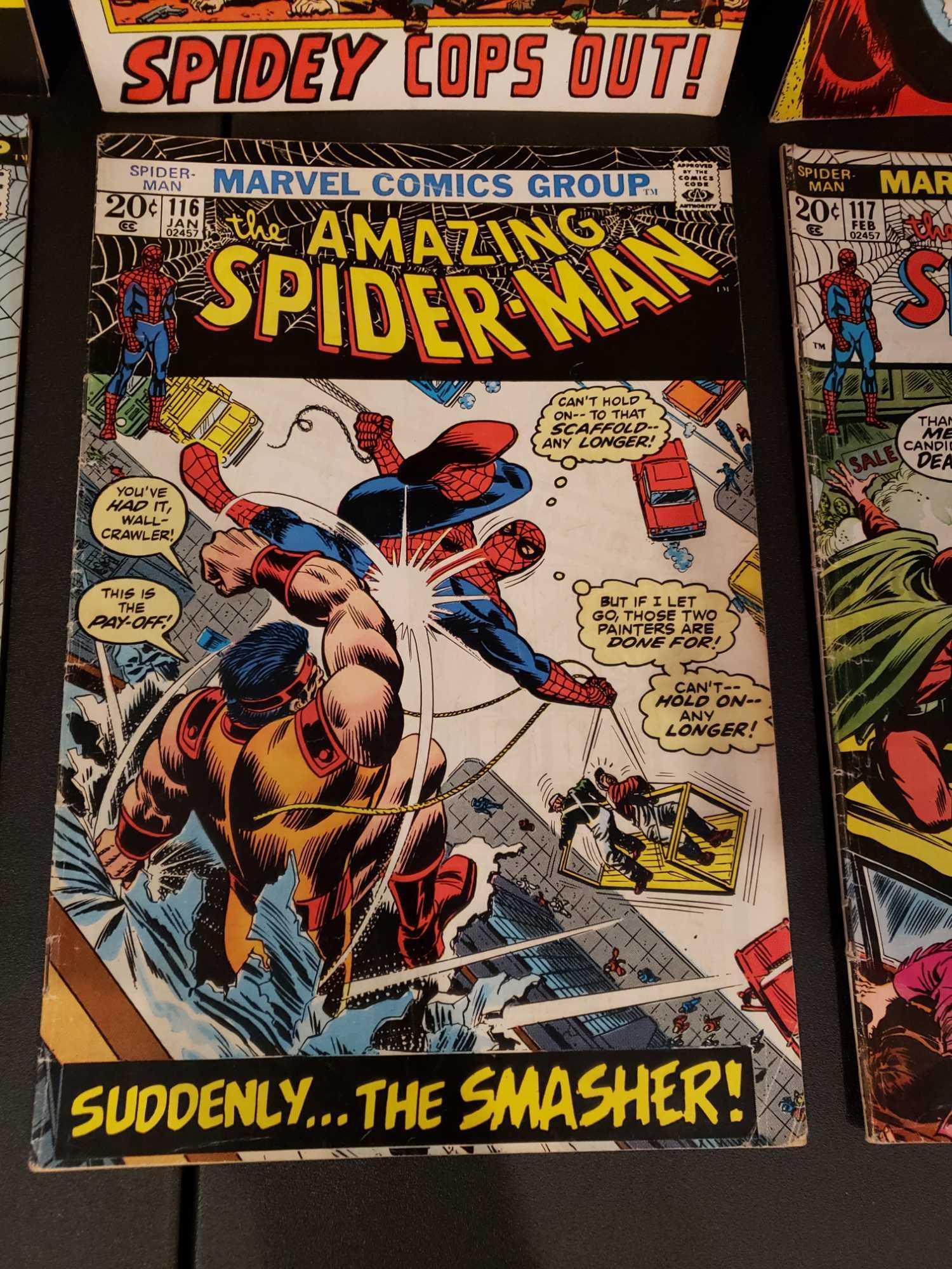 Marvel Bronze Age Comics AMAZING SPIDER-MAN 111-118