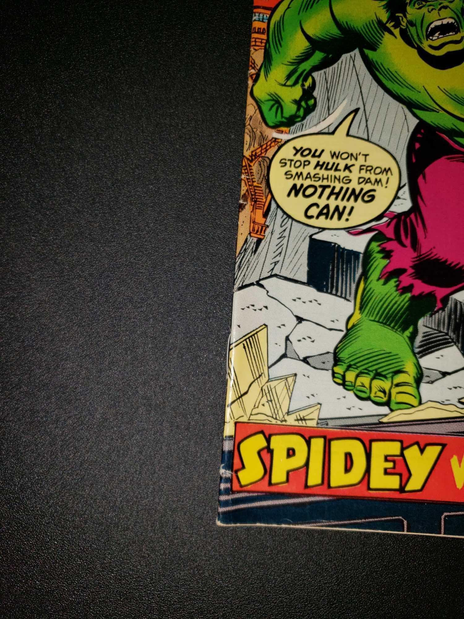 Marvel Bronze Age Comics AMAZING SPIDER-MAN 119 120 Spidey vs Hulk