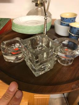 Tray With Glass