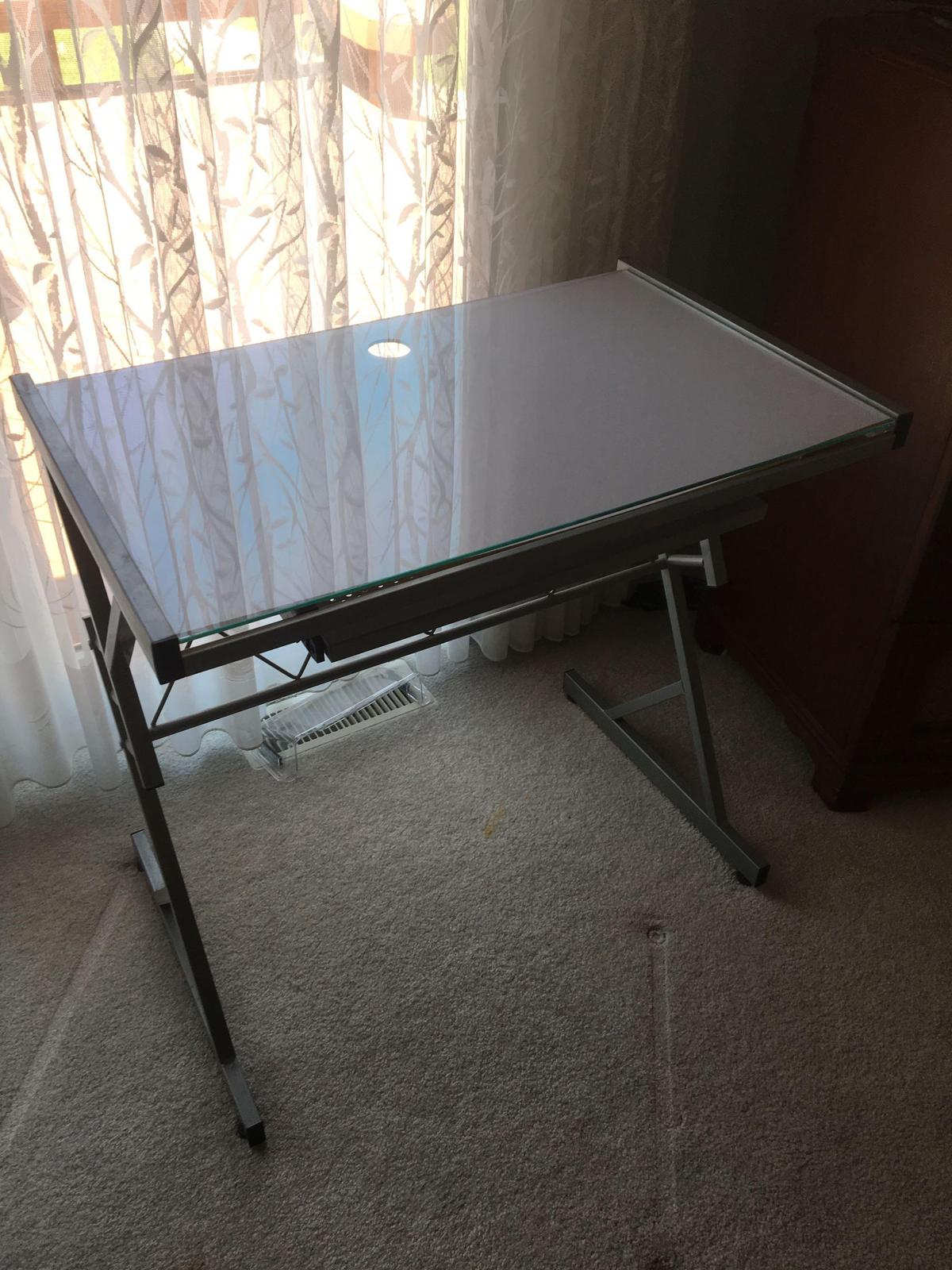 Glass Top Craft Table