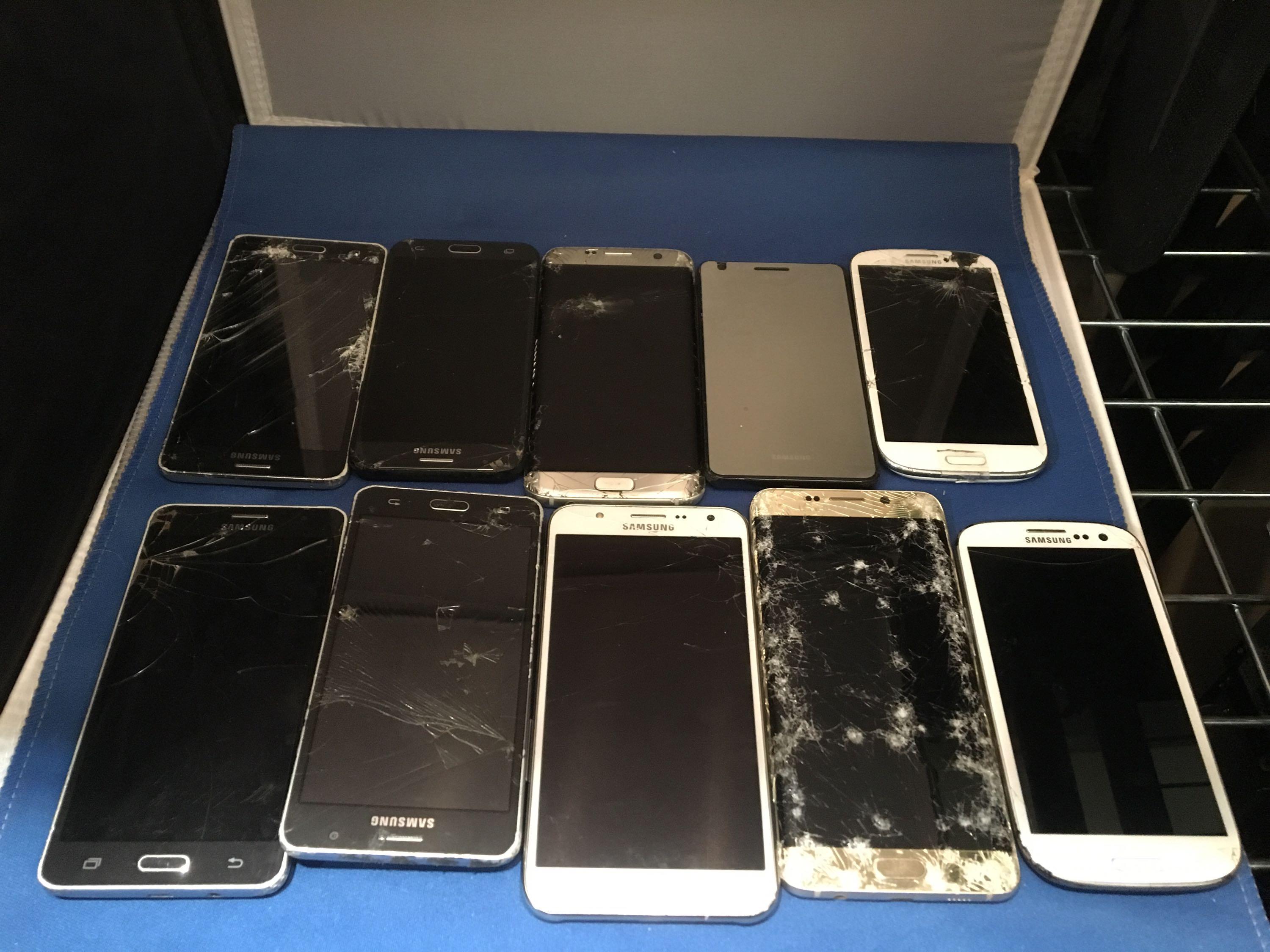 14 Mixed Samsung Bulk Purchased Cell Phones