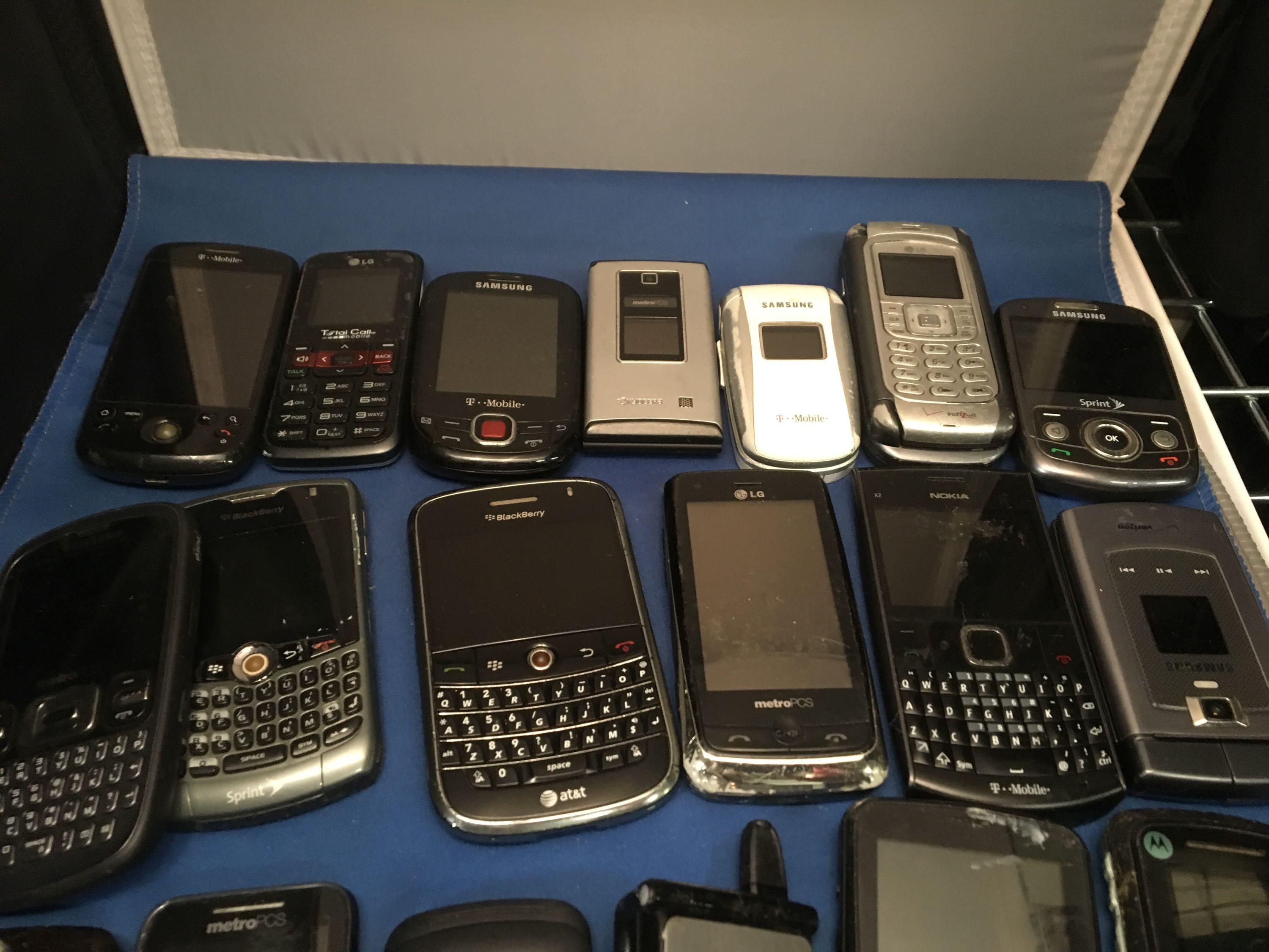 42 Mixed Bulk Purchased Cell Phones