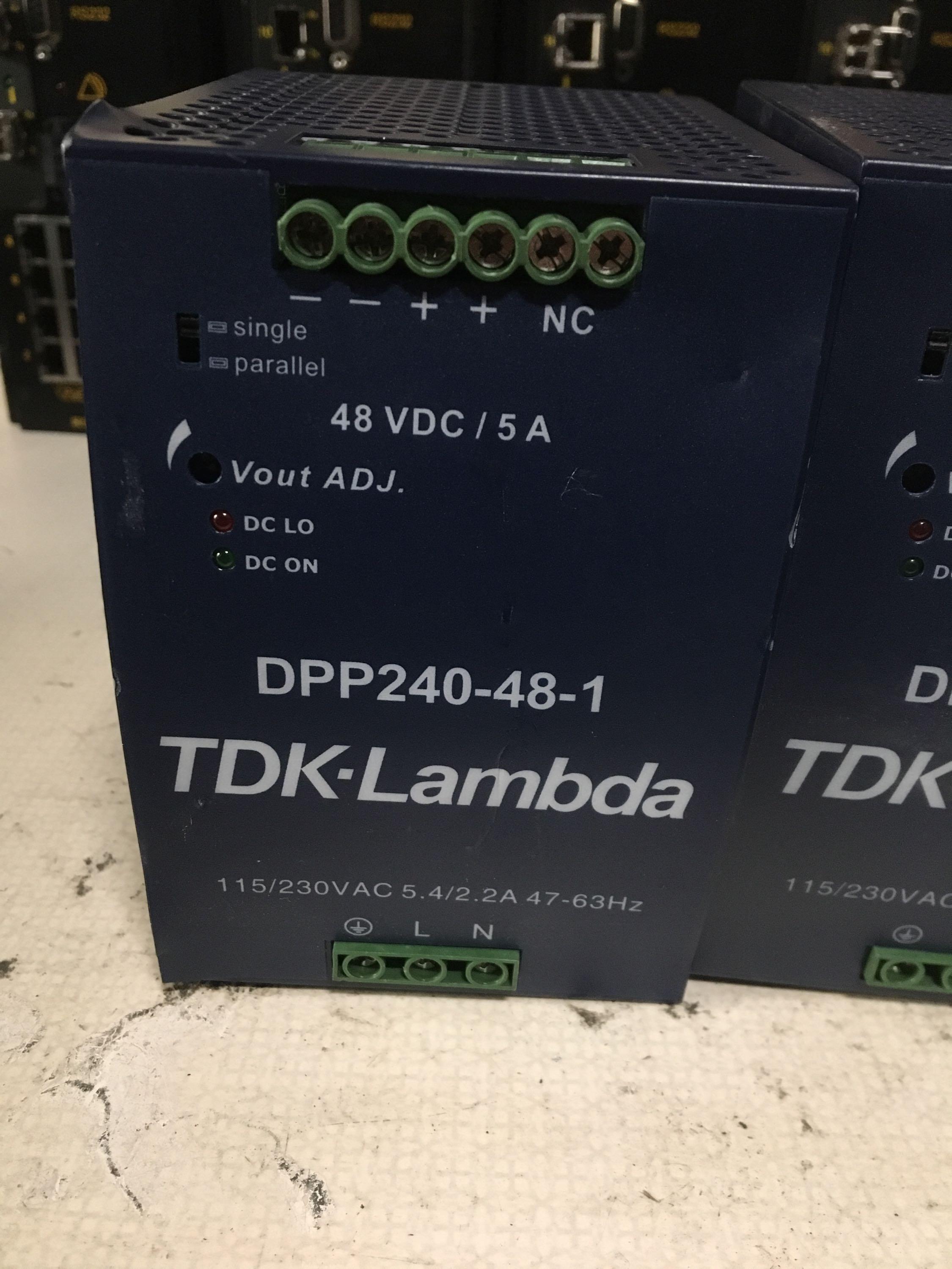 Four TKD-Lambda Power Supply 48 VDC 5A