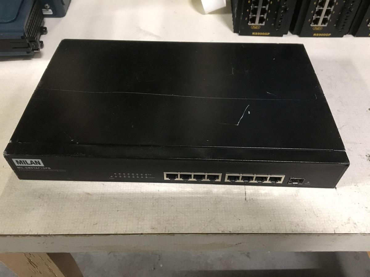 Milan 8-Port Web Managed 10/100/1000 PoE Switch