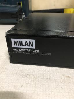 Milan 8-Port Web Managed 10/100/1000 PoE Switch