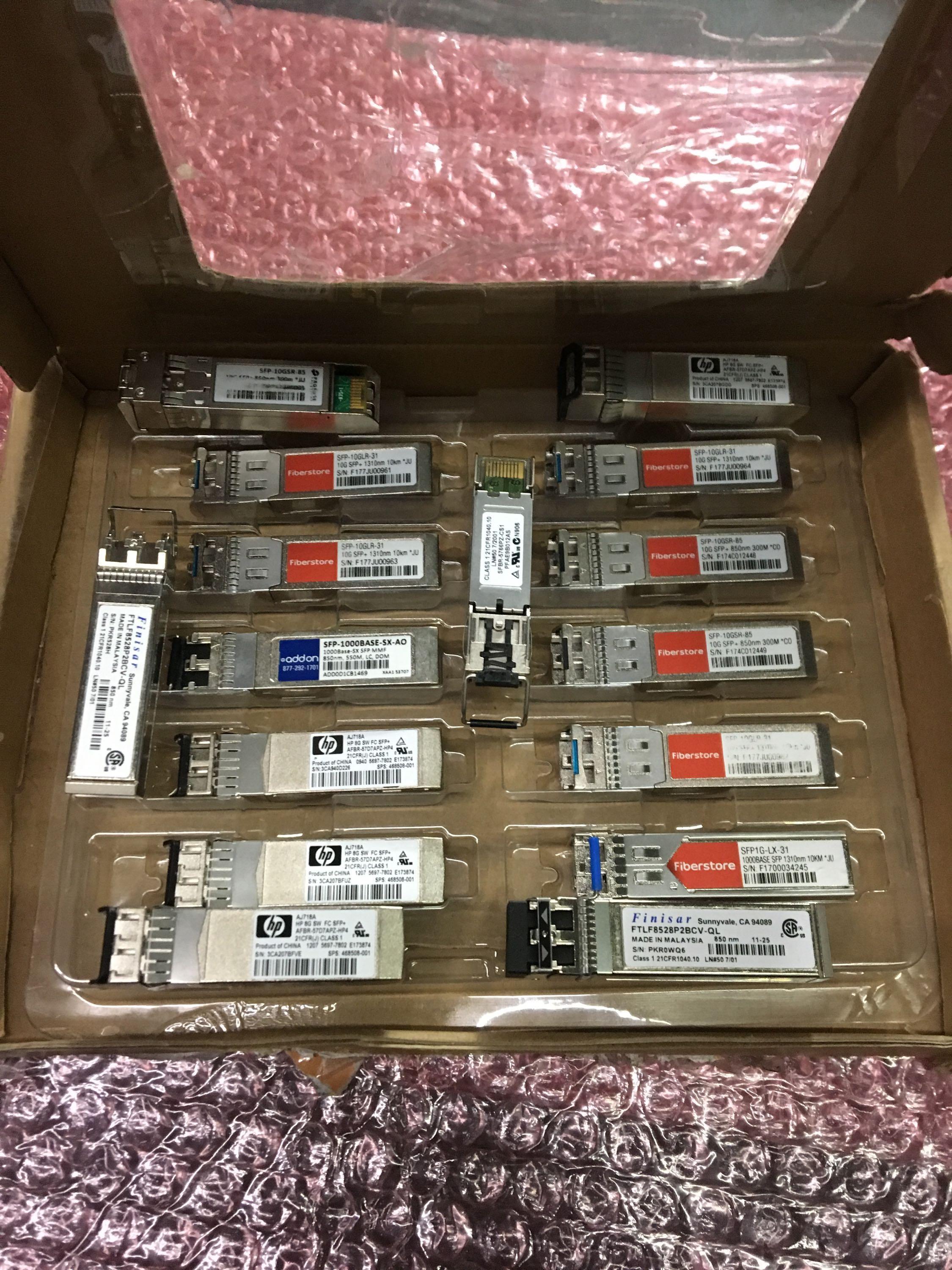 16 Fiber Transceivers