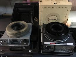 Kodak Carousel Projector With III AM Projector & Misc. Equip.