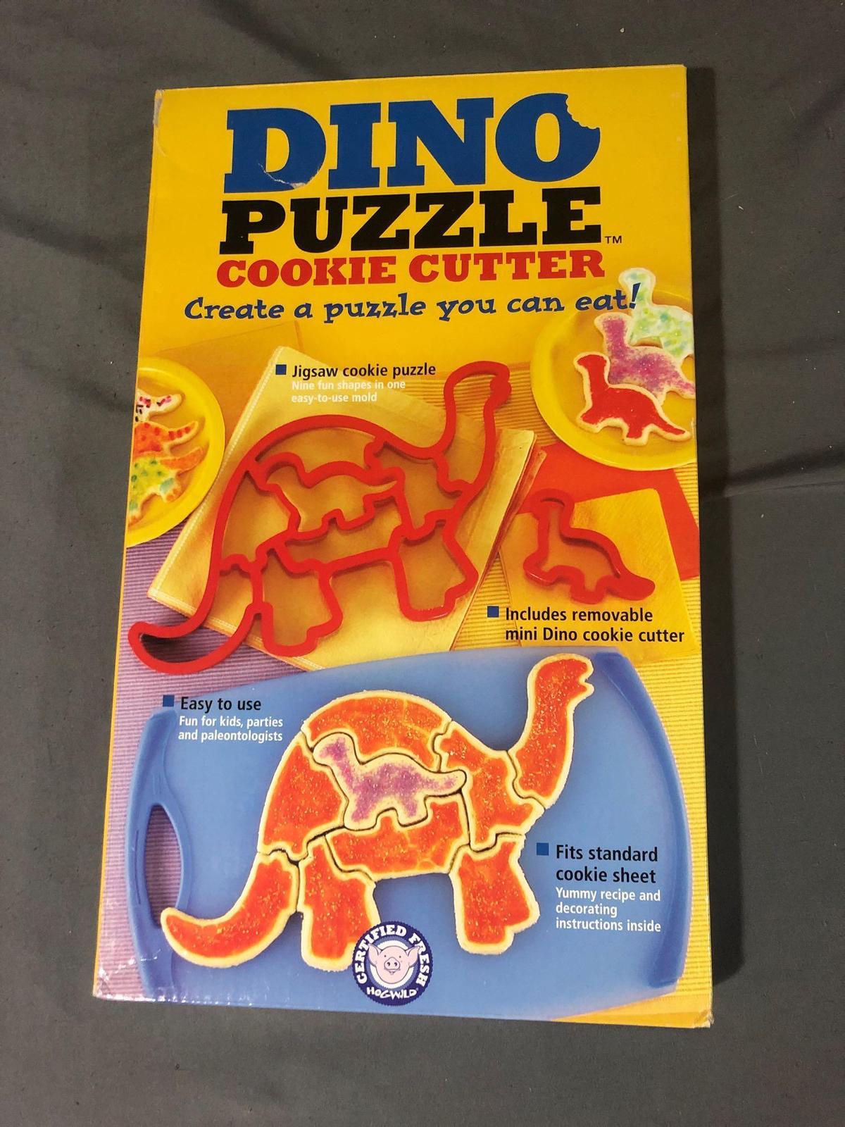 Dino Puzzle Cookie Cutters