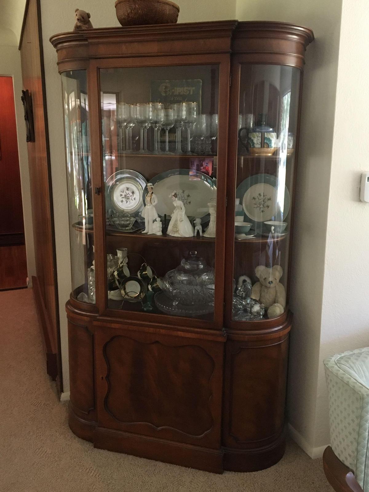 Morganton Genuine Mahogany China Cabinet