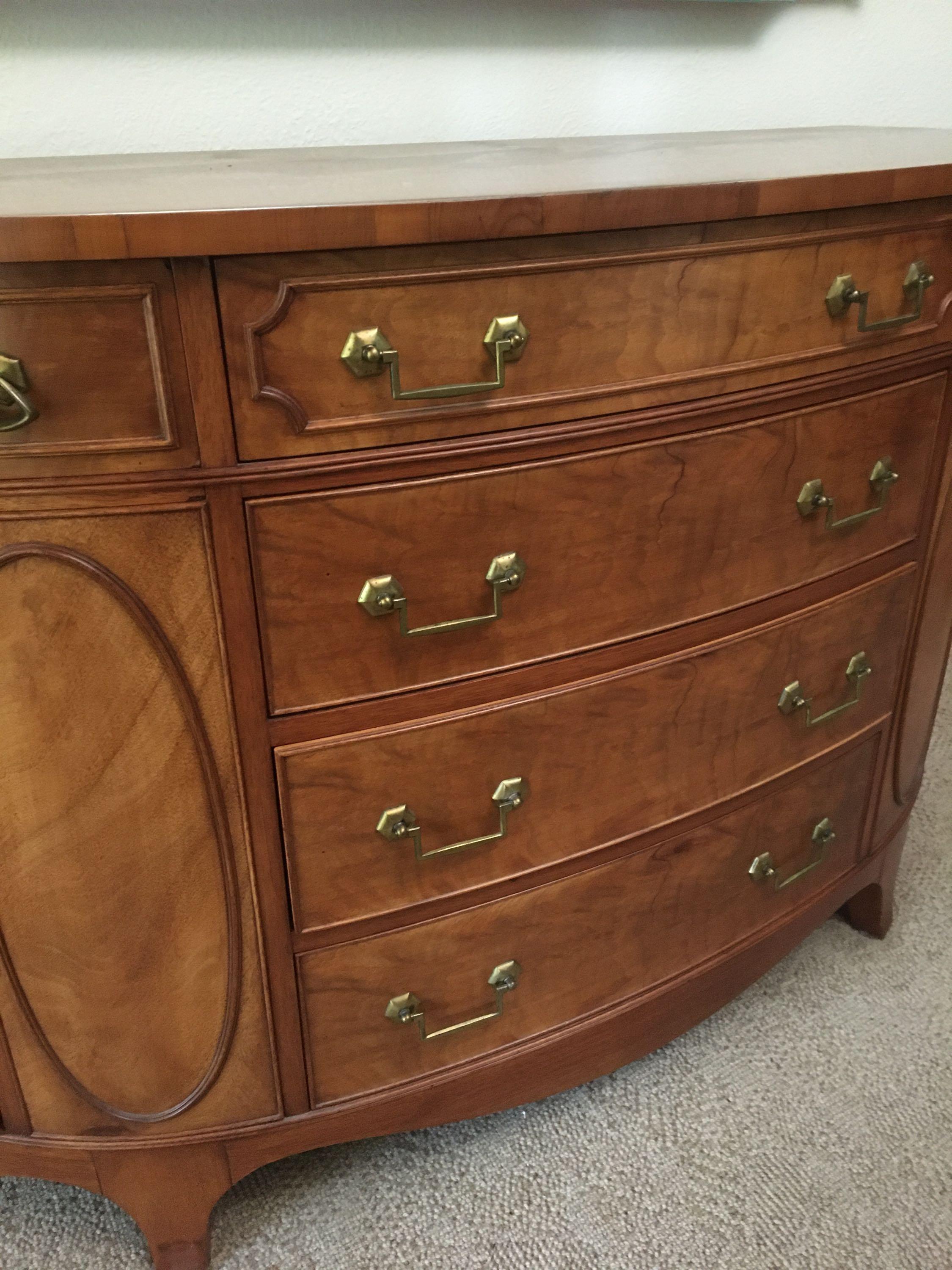 Mid Century Modern Morganton Mahogany Hutch