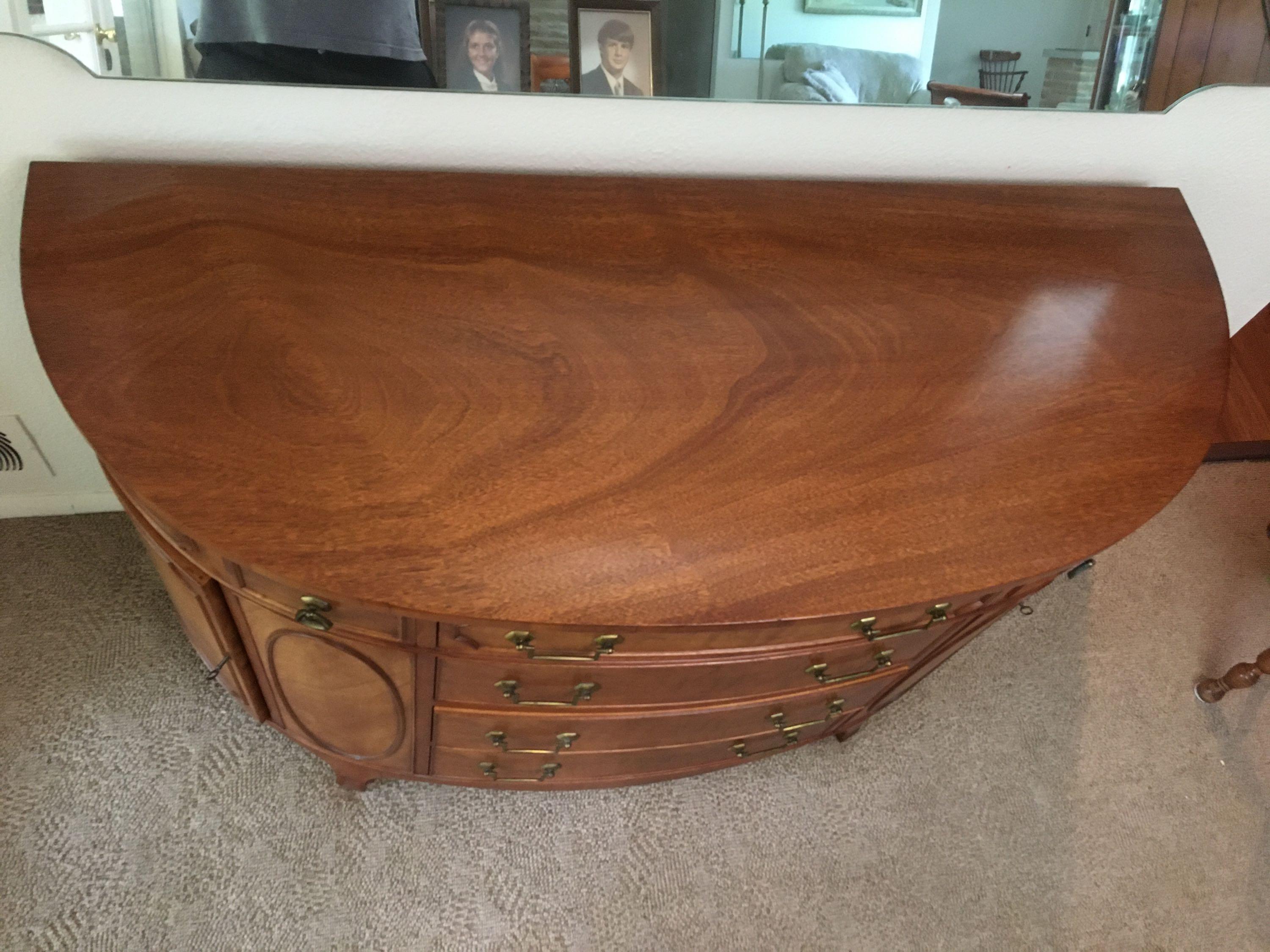 Mid Century Modern Morganton Mahogany Hutch