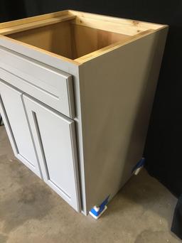 Light Gray Half Bath Vanity