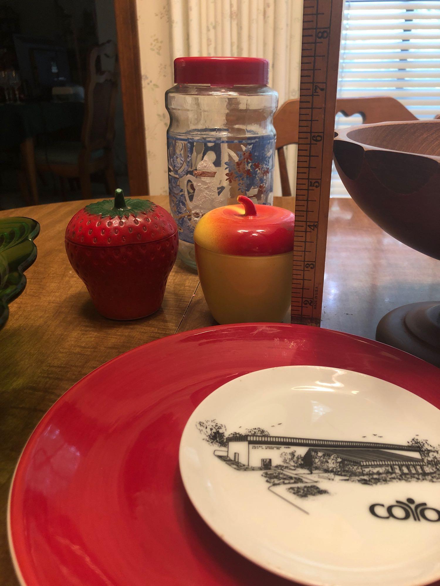 Various Bowls Containers And Glassware