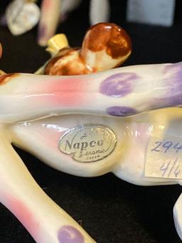 Vintage Napco Capering Calves Shaker Set