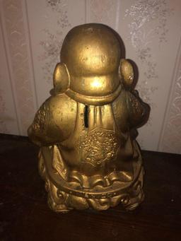 Vintage Buddha Coin Bank