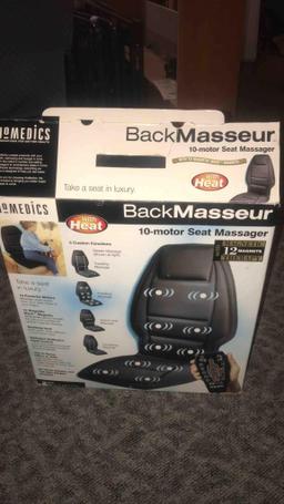 Back Masseur 10-Motor Seat Massager