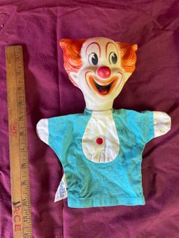 Vintage Bozo The Clown Hand Puppet