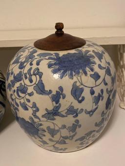 Three Decorative Ceramic Vases