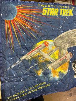 Vintage Star Trek Banner/ Blanket