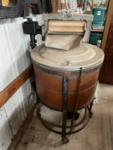 Vintage Copper Electric Washing Machine