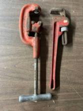 Pipe Wrench and Pipe Cutter