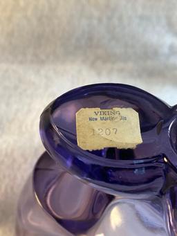Classic Purple Viking Glass Candy Dish
