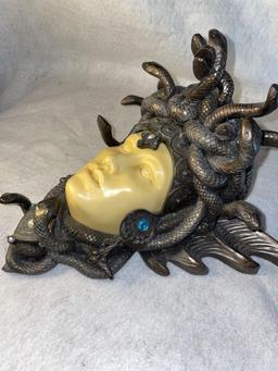 Medusa Head Wall Sculpture/Shelf