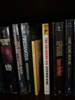 25 Assorted Classic Horror Paperback Books