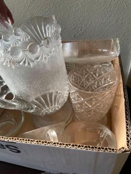 Assorted Antique Clear Glass